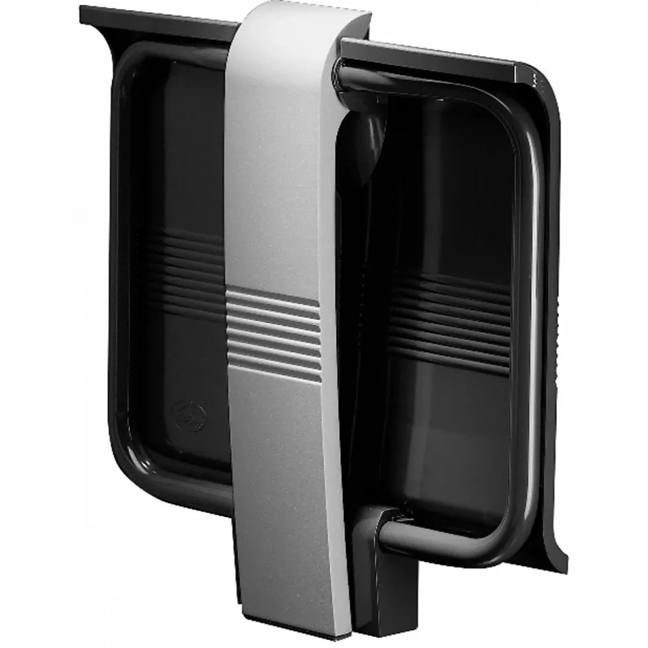 Pellet Siège de douche escamotable Arsis - Gris anthracite et Gris mat