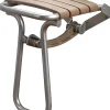 Godonnier Siège de douche pieds alu, assise polypropylène coloris taupe l.36,4 x P.38,2 x H.50 cm* Siège De Douche