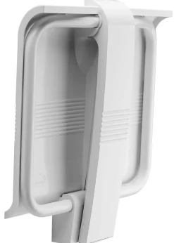 Godonnier Siège de douche piètement alu, assise polymère coloris blanc l.45 x P.44,2 x H.50 cm