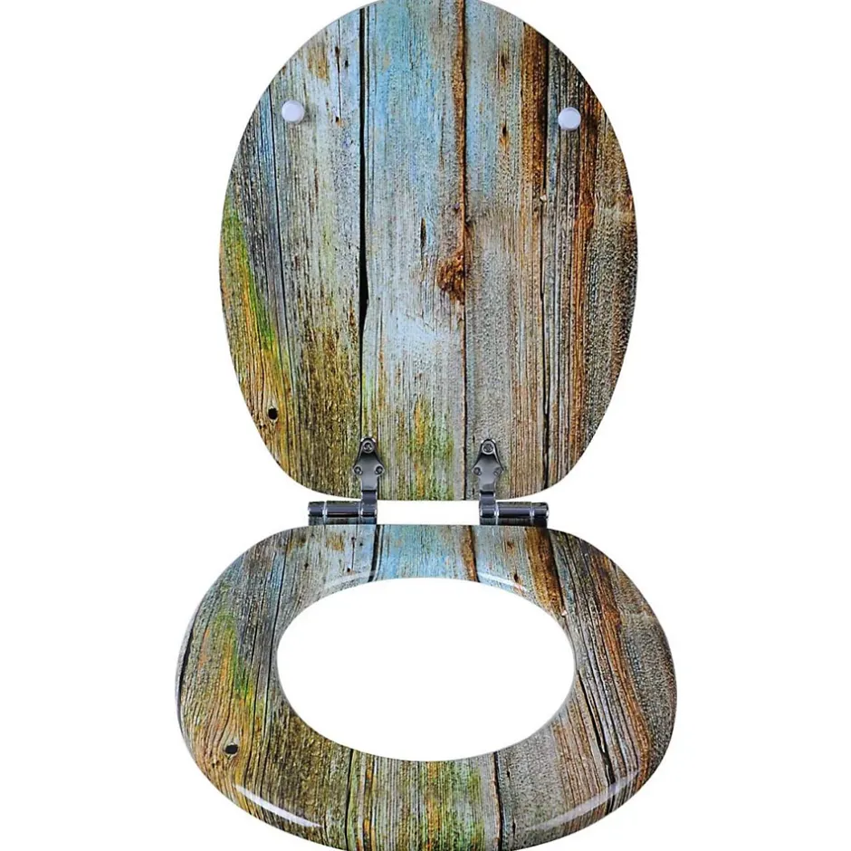Helloshop26 Siège de toilette abattant wc haut mdf