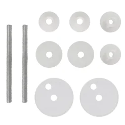 Helloshop26 Siège de toilette abattant avec couvercle mdf