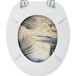 Helloshop26 Siège de toilette abattant WC avec mdf