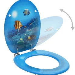 Helloshop26 Siège de toilette abattant WC avec