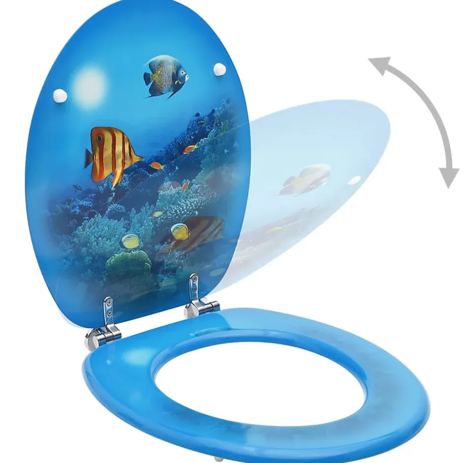 Helloshop26 Siège de toilette abattant WC avec