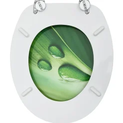 Helloshop26 Siège de toilette abattant WC avec mdf