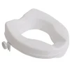 Aidapt Siège de toilette surélevé en plastique sans couvercle Senator blanc - Hauteur 5 cm VR224C* Wc Pmr