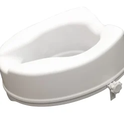 Aidapt Siège de toilette surélevé en plastique sans couvercle blanc Senator - hauteur 16 cm