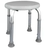 Linxor Siège, tabouret de douche rond réglable en hauteur - Blanc - Vivezen* Siège De Douche