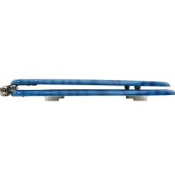 Helloshop26 Siège WC Couvercle fermeture en douceur mdf bleu* Abattant Wc