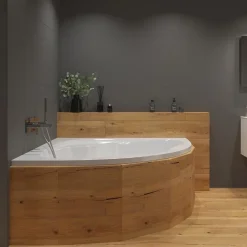 Siko 150 x 150 cm Synthia Plus baignoire d'angle avec pieds, Acrylique, Gauche et Droite, Blanc (SY1500PLUS-SET)