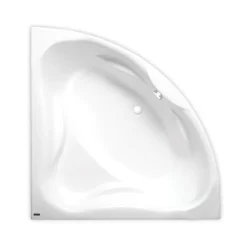 Siko 140x140 cm Cornelia baignoire d'angle en acrylique, gauche et droite, sans pieds, blanc (CO1400NEW)* Baignoire D'Angle