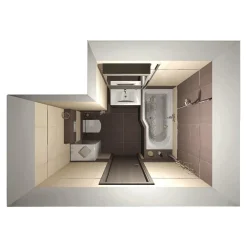 Siko 160x80 cm Laguna Beata Plus baignoire bain/douche asymétrique avec pieds, acrylique, droite, blanc (BE1600PPLUS-SET)