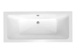 Siko 170x75 cm Nora Plus baignoire rectangulaire en acrylique, gauche et droite, sans pieds, blanc (NO1700PLUS)* Baignoire Droite
