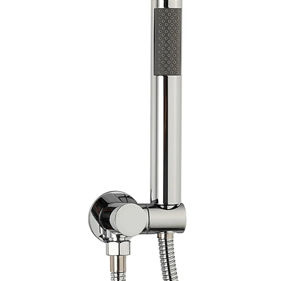 Silla Global Silla Élégant Colonne de Douche en Laiton Encastrée, Ensemble de Douche Thermostatique, Chrome