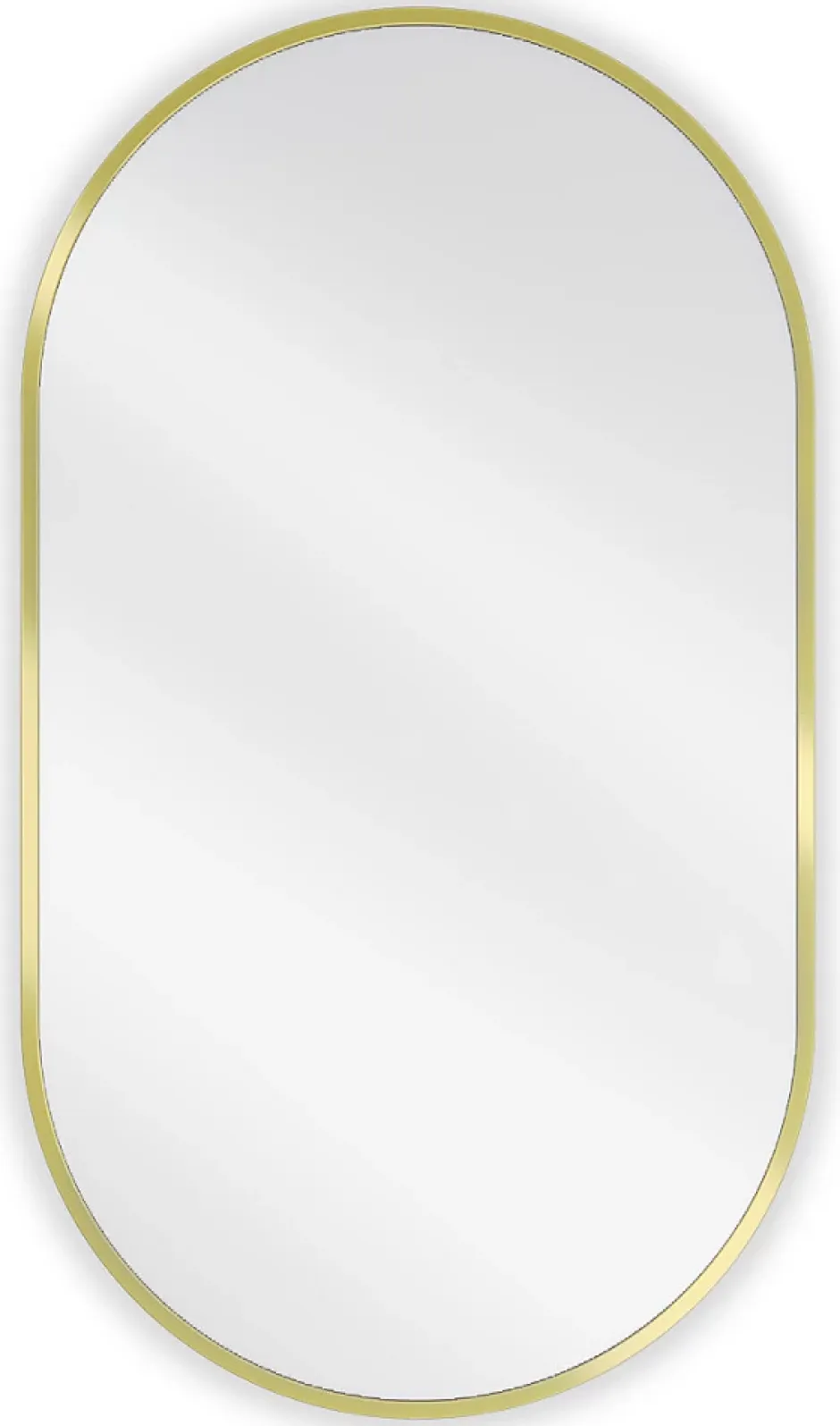 Silla Global SILLA Miroir mural ovale, 80 x 45 cm, cadre doré* Miroir Grossissant