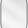 Silla Global SILLA Miroir mural ovale, 85 x 50 cm, cadre noir