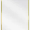 Silla Global SILLA Miroir mural ovale, 90 x 45 cm, cadre doré