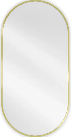 Silla Global SILLA Miroir mural ovale, 100 x 50 cm, cadre doré* Miroir Grossissant