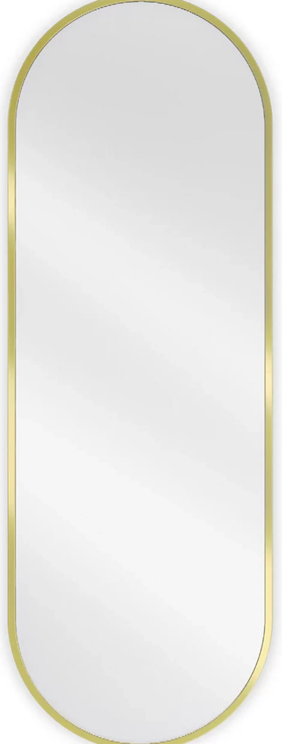 Silla Global SILLA Miroir mural ovale, 100 x 35 cm, cadre doré