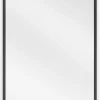 Silla Global SILLA Miroir mural ovale, 100 x 35 cm, cadre noir