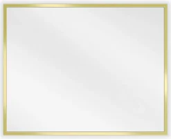 Silla Global SILLA Miroir mural rectangulaire, 50 x 40 cm, cadre doré* Miroir Grossissant