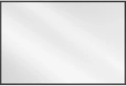Silla Global SILLA Miroir mural rectangulaire, 90 x 60 cm, cadre noir* Miroir Grossissant