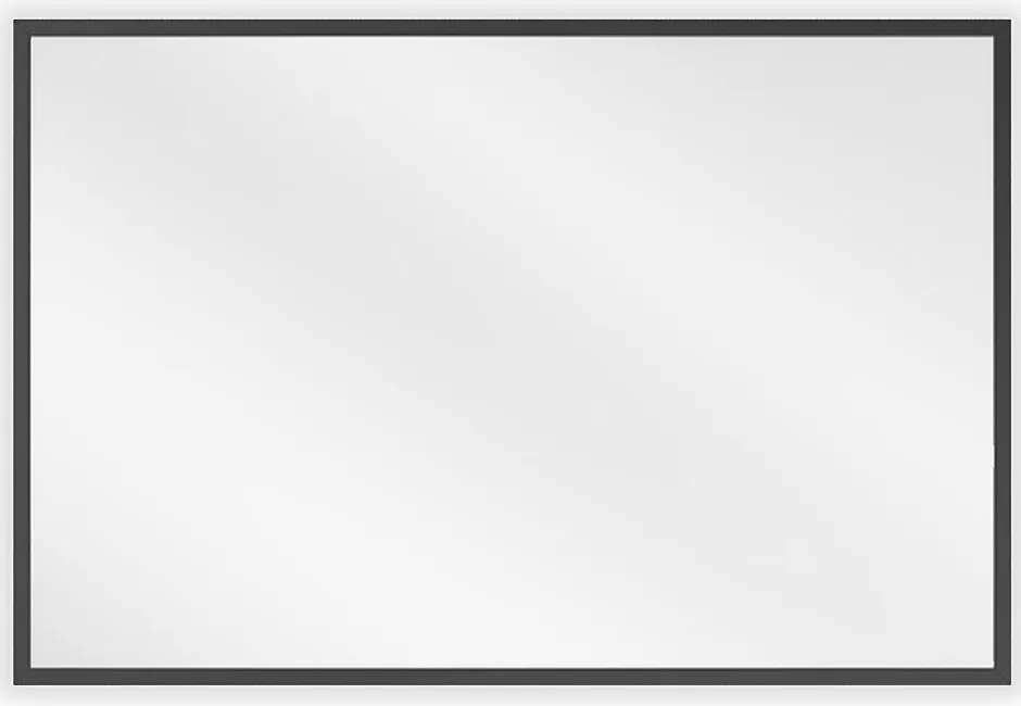 Silla Global SILLA Miroir mural rectangulaire, 60 x 40 cm, cadre noir* Miroir Grossissant