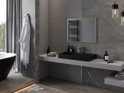 Silla Global SILLA Miroir mural rectangulaire, 80 x 60 cm, cadre doré
