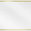 Silla Global SILLA Miroir mural rectangulaire, 60 x 40 cm, cadre doré