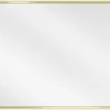 Silla Global SILLA Miroir mural rectangulaire, 60 x 50 cm, cadre doré