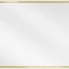 Silla Global SILLA Miroir mural rectangulaire, 70 x 50 cm, cadre doré* Miroir Grossissant