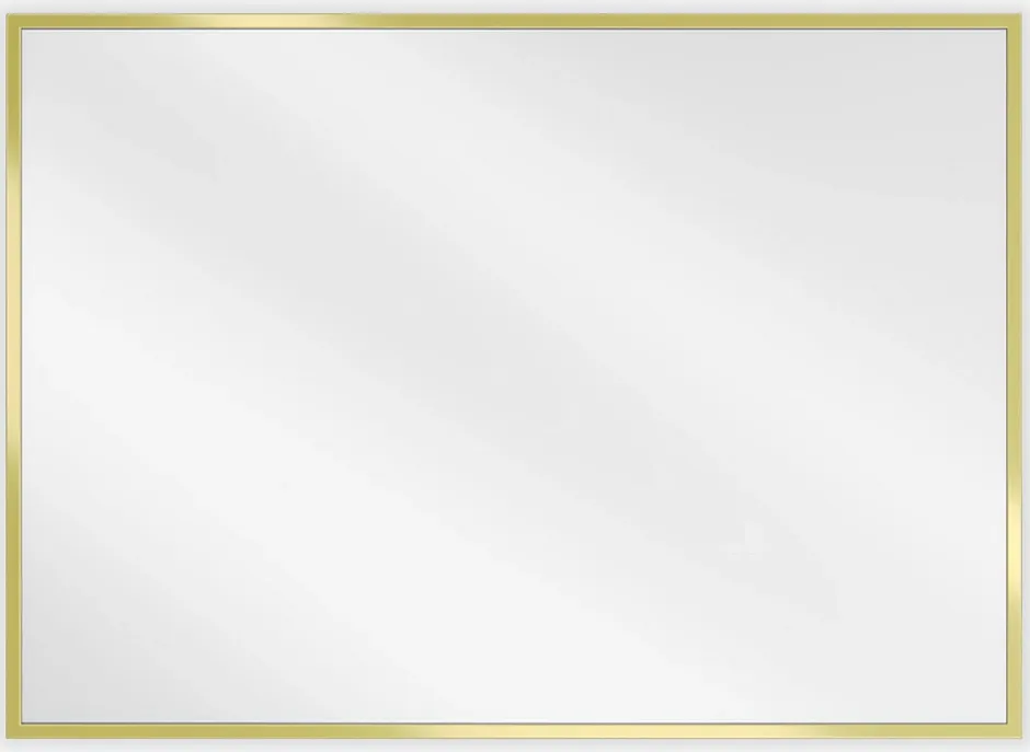 Silla Global SILLA Miroir mural rectangulaire, 70 x 50 cm, cadre doré* Miroir Grossissant