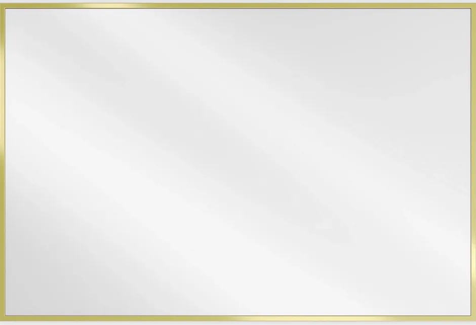 Silla Global SILLA Miroir mural rectangulaire, 90 x 60 cm, cadre doré* Miroir Grossissant