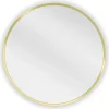 Silla Global SILLA Miroir mural rond, 30 cm, cadre doré