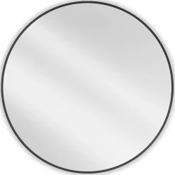 Silla Global SILLA Miroir mural rond, 90 cm, cadre noir* Miroir Grossissant