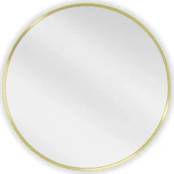 Silla Global SILLA Miroir mural rond, 60 cm, cadre doré* Miroir Grossissant