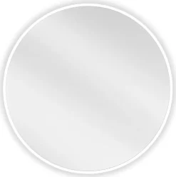 Silla Global SILLA Miroir mural rond, 60 cm, cadre blanc