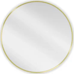 Silla Global SILLA Miroir mural rond, 75 cm, cadre doré* Miroir Grossissant