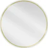 Silla Global SILLA Miroir mural rond, 70 cm, cadre doré
