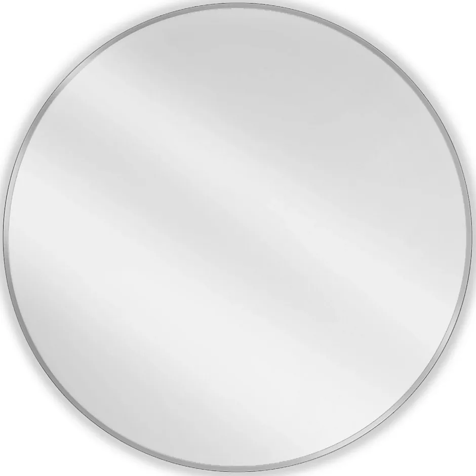 Silla Global SILLA Miroir mural rond, 90 cm, cadre chromé* Miroir Grossissant