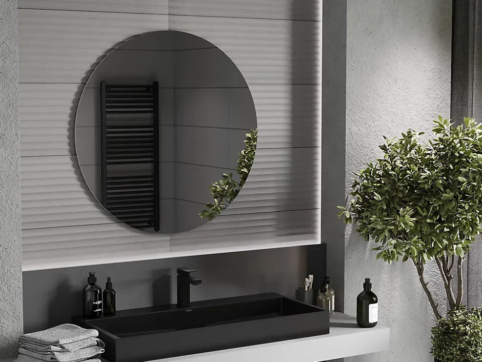 Silla Global SILLA Miroir mural rond, 90 cm, sans cadre* Miroir Grossissant