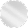Silla Global SILLA Miroir mural rond, 90 cm, cadre noir blanc