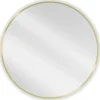 Silla Global SILLA Miroir mural rond, 80 cm, cadre doré
