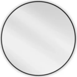 Silla Global SILLA Miroir mural rond, 75 cm, cadre noir* Miroir Grossissant