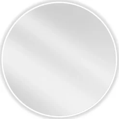 Silla Global SILLA Miroir mural rond, 80 cm, cadre blanc* Miroir Grossissant