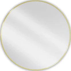 Silla Global SILLA Miroir mural rond, 90 cm, cadre doré* Miroir Grossissant
