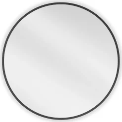 Silla Global SILLA Miroir mural rond, 60 cm, cadre noir