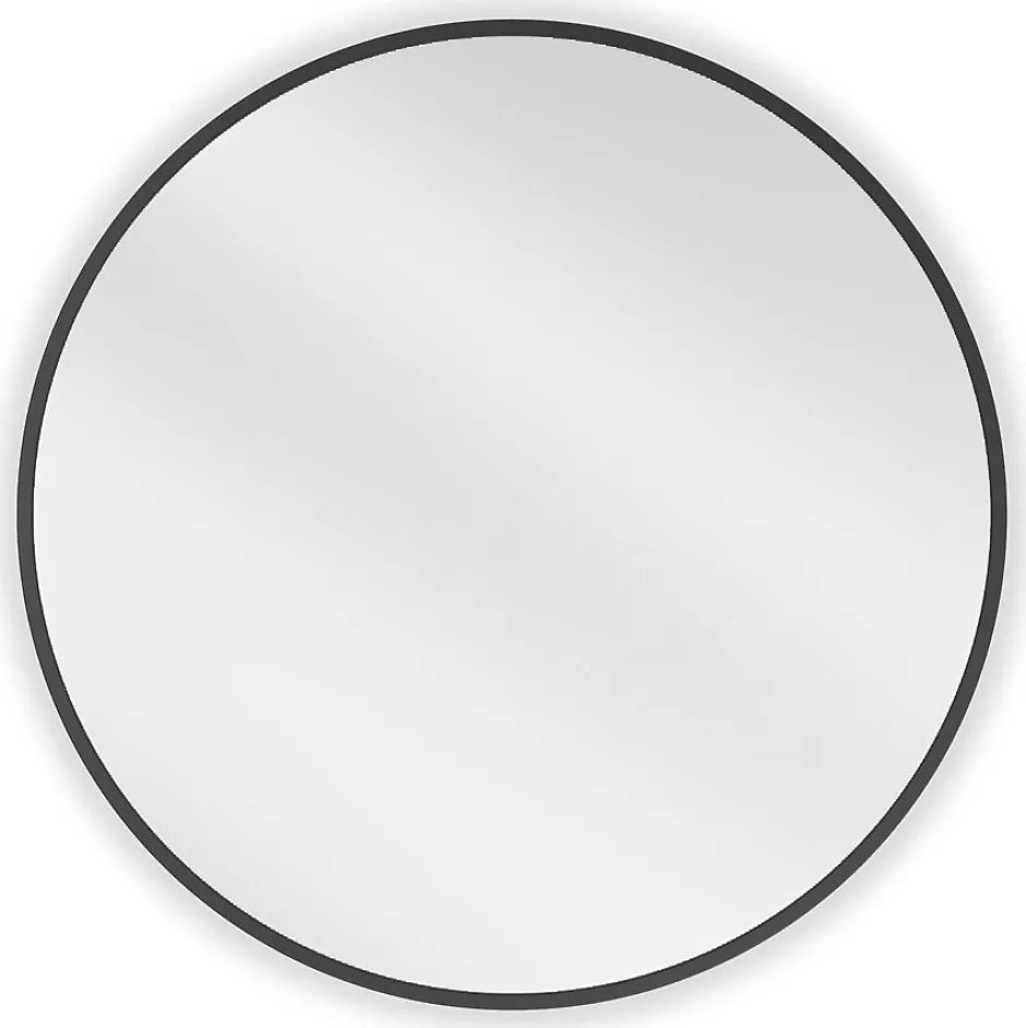 Silla Global SILLA Miroir mural rond, 60 cm, cadre noir