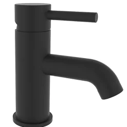 Silla Global SILLA Mitigeur lavabo moderne en Laiton, économie d'eau, Noir* Robinet Lavabo Et Vasque