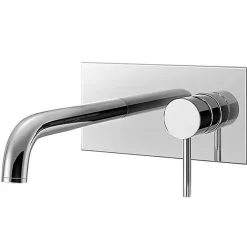 Silla Global SILLA Mitigeur lavabo moderne en Laiton, mural à encastrer, Chromé* Robinet Lavabo Et Vasque